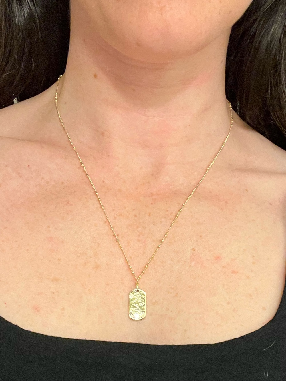Gorjana Griffin Dog Tag Necklace - Gold - Picture 2 of 5